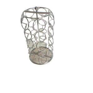 Keurig Coffee Carousel 35 Pods Rotating K Cup Holder Silver Storage Rack HOLDER!